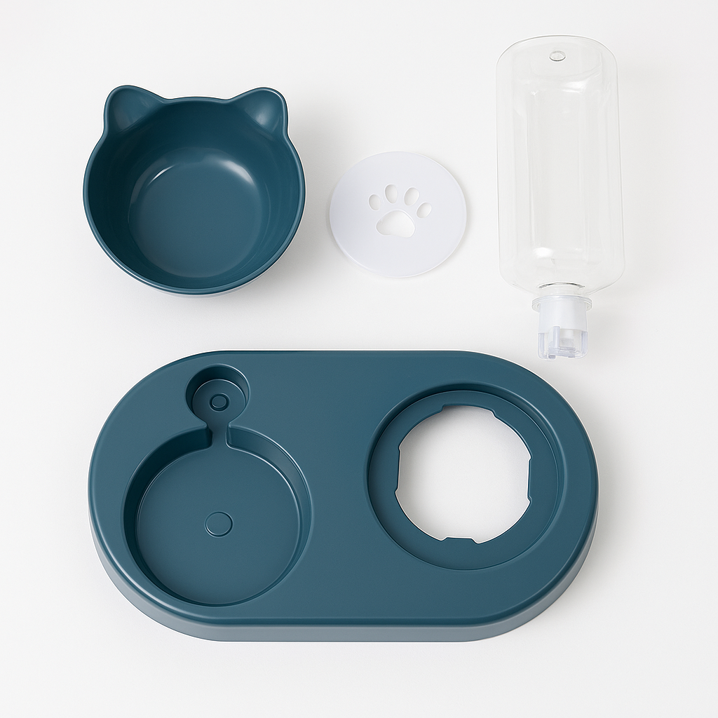 Kiki DuoFeast Feeder – 2-in-1 Food & Water Station