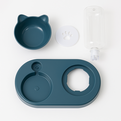 Kiki DuoFeast Feeder – 2-in-1 Food & Water Station
