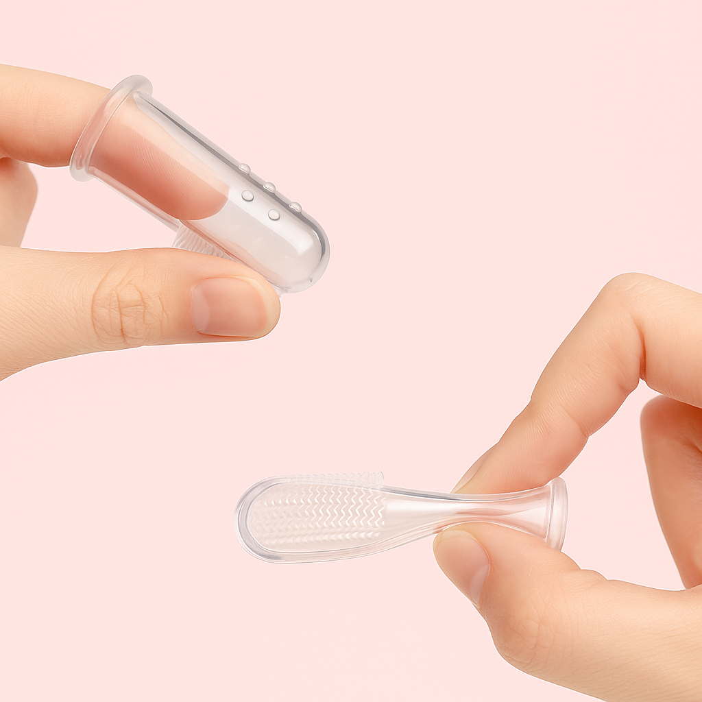 Kiki Smile Soft - Silicone Finger Toothbrush Set (5)