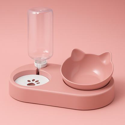 Kiki DuoFeast Feeder – 2-in-1 Food & Water Station
