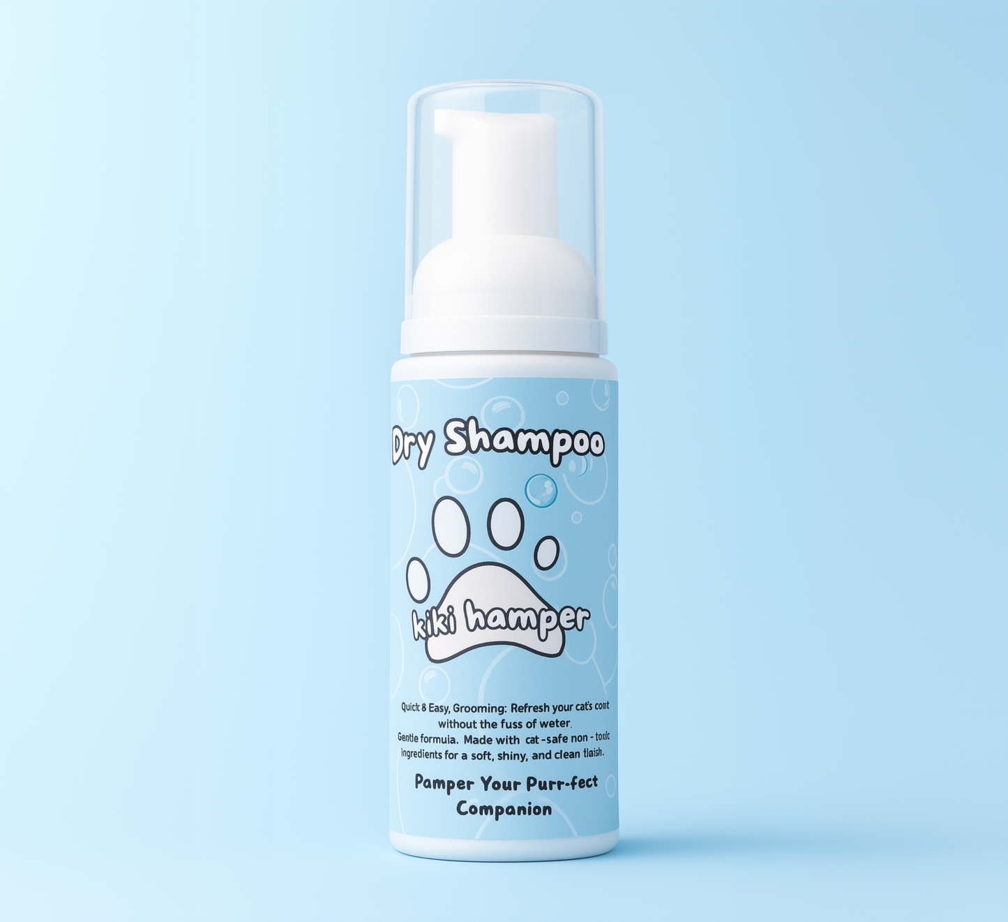 Kiki Puff Mousse – Waterless Dry Shampoo for Cats